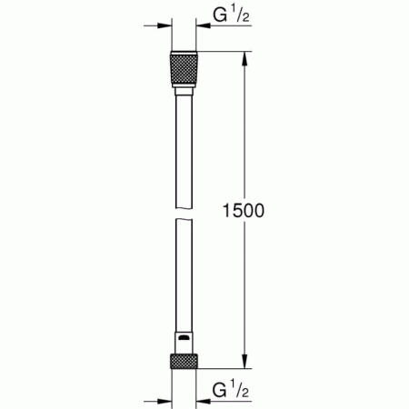Душевой шланг GROHE SILVERFLEX 26346001 (хром, пластик, 150-см, круглый), шт Душевой шланг GROHE SILVERFLEX 26346001 (хром, пластик, 150-см, круглый), шт