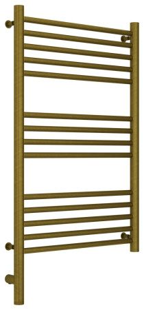 Полотенцесушитель электрический "БОГЕМА 3.0" прямая 800х500 / МЭМ левый (Состаренная бронза)