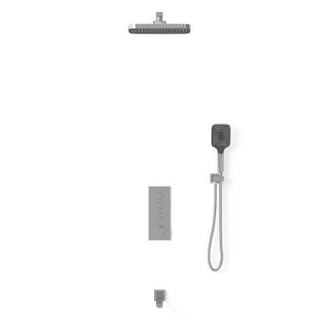 Душевой комплект VSFW-433T1CH встраиваемый, термостатический, 3 режима, хром, артикул VSFW-433T1CH