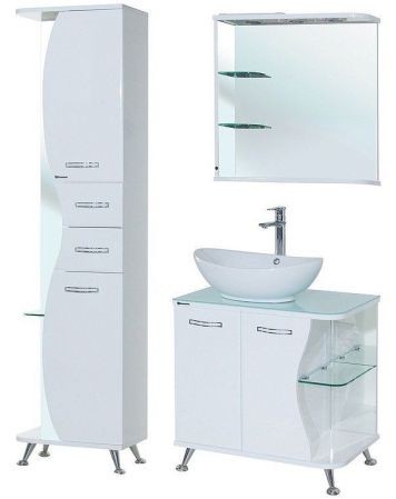 Шкаф пенал Bellezza Рио 50 R 4623606021017 Белый, артикул 4623606021017