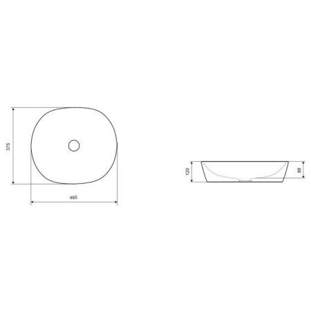 Умывальник EXCELLENT Jima 46 Умывальник EXCELLENT Jima 46