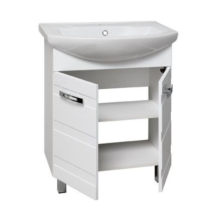 Тумба под раковину Runo Турин 65 4620750026653 Белая