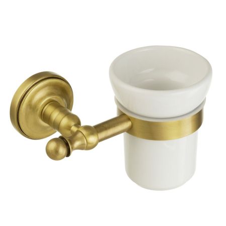 MIRELLA Cтакан настенный, керамика/бронза, артикул 17156