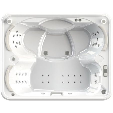 Бассейн Radomir Deluxe 214x168 1-30-0-0-0-053П Перламутровый с гидромассажем