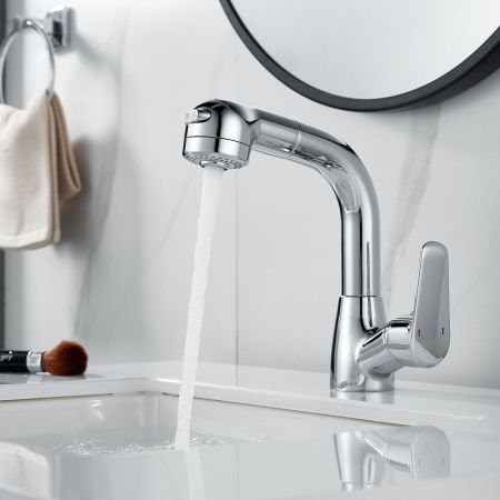 Смеситель для раковины многофункциональный Raffine F291, хром