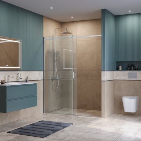 SOFT_CLOSE-2-BF-1-180-C-GM Душевая дверь, артикул SOFT_CLOSE-2-BF-1-180-C-GM