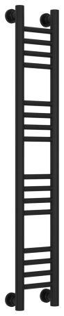 Полотенцесушитель водяной "Богема+" прямая 1000х150 (Матовый Чёрный), артикул 31-0220-1015