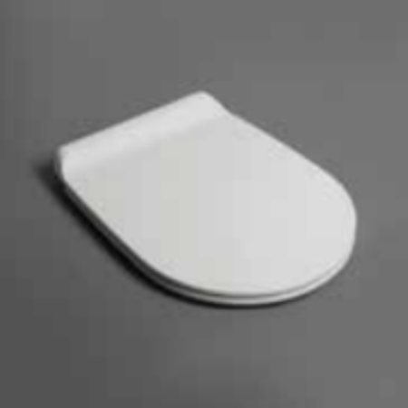 Simas Bormio Сиденье для унитаза белое, петли хром, артикул BR005 bi/cr