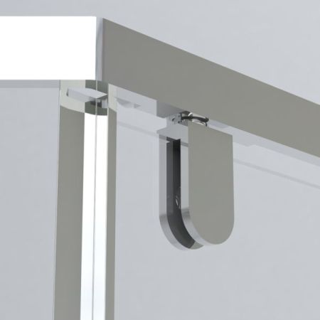 Душевой уголок Vincea Stresa 90x90 VSP-1S900CH профиль Хром стекло шиншилла, артикул VSP-1S900CH