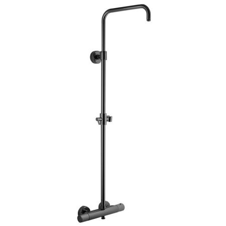 FIMA|Carlo Frattini Wellness Смеситель для душа внешнего монтажа, с душевой стойкой, цвет , бращ черный хром, артикул F3255SCS