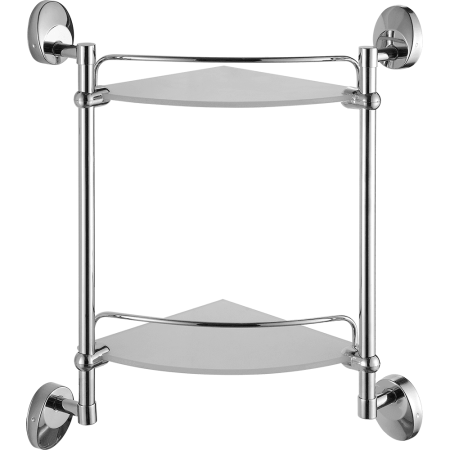 Полка стеклянная угловая FASHUN A1607-2, хром, артикул A1607-2