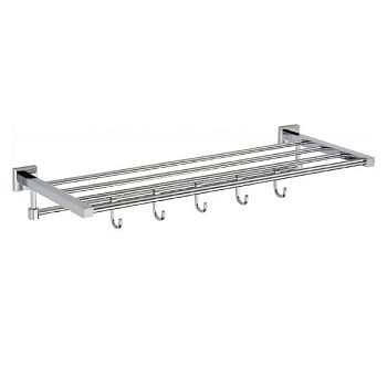 Полка для полотенец Savol S-609544, хром