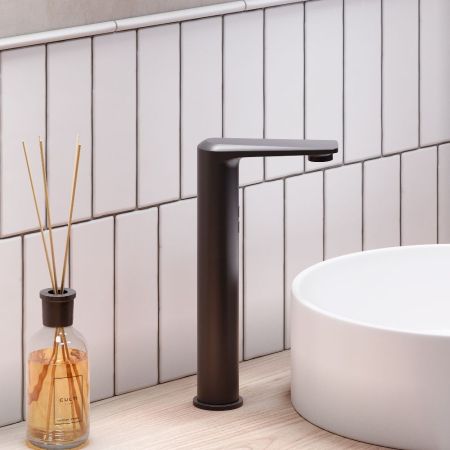 770280300 Jupiter, cенсорный смеситель для умывальника, высокий, чёрный