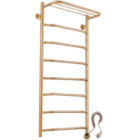 Электрический полотенцесушитель Secado Агата 3 50х100 с полкой Бронза, артикул Агата 3 50х100 э