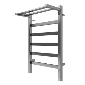 Полотенцесушитель электрический с полкой Terminus Ното П6 40х65 quick touch, хром