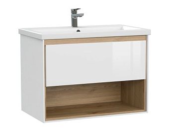 Тумба подвесная Cersanit LOUNA 80 белый под раковину S-UM-COM80/1-w (COMO 80) (64071)
