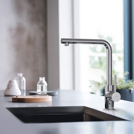 Смеситель для кухни AQUATEK AQ1380CR ЕВРОПА, артикул AQ1380CR