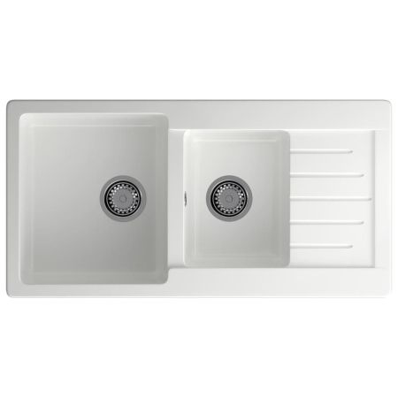 Кухонная мойка GranFest PRACTIK 980KL, иней, артикул P-980KL иней