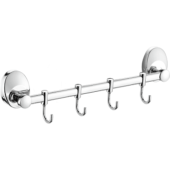 Планка с крючками для полотенец FASHUN A1615-4, хром