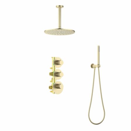 Душевая система встроенная с термостатом Timo Saona SX-2399/17SM золото матовое, артикул SX-2399/17SM