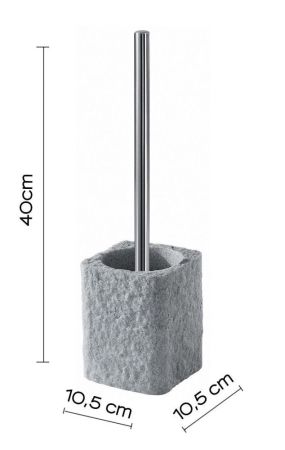 Gedy Aries, напольный ерш, цвет хром - серый, артикул AR33(08)