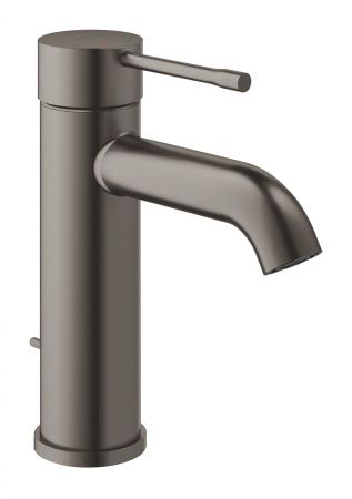 Смеситель для раковины GROHE Essence New с донным клапаном, темный графит матовый (23589AL1) Смеситель для раковины GROHE Essence New с донным клапаном, темный графит матовый (23589AL1)