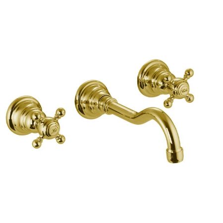 Fima Carlo Frattini Elizabeth Смеситель для раковины, встраиваемый, излив: 15.9см., цвет: золото, артикул F5081/5OR