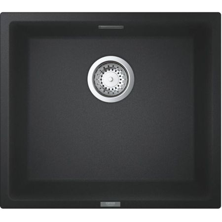 Мойка GROHE K700U с одной чашей, 457 x 406 мм, черный гранит (31653AP0), артикул 31653AP0