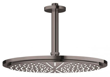 Верхний душ GROHE Rainshower с потолочным кронштейном, темный графит глянец (26067A00), артикул 26067A00