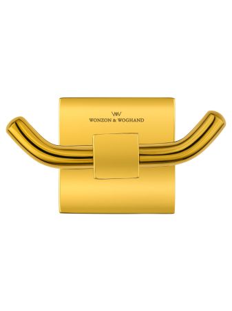 Двойной крючок для ванной WONZON & WOGHAND POLO, Темное золото (WW-8925-DG), артикул WW-8925-DG
