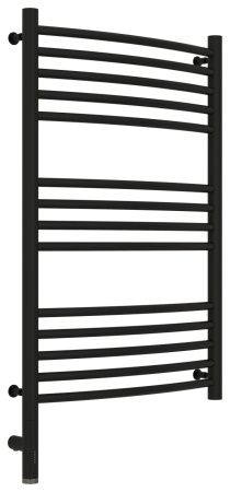 Полотенцесушитель, Сунержа, Богема 3.0, выгнутая, электрический, ширина, мм-532, глубина, мм-103, высота, мм-924, межосевое расстояние-500, нагревательный элемент-ТЭН, подключение-нижнее слева, электрокомплект-МЭМ, мощность, Вт-300, материал-нержавеющая с