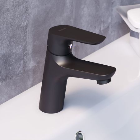 770210301 Jupiter, смеситель для умывальника, черный, артикул 770210301