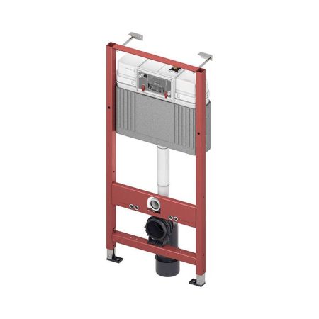 Инсталляция, TECE, TECEbase 2.0, назначение-для унитаза, ширина, мм-500, глубина, мм-150, высота, мм-1120, тип установки-встраиваемый, тип смыва-двойной, клавиша смыва-есть, тип управления-механический, клавиша-TECEnow, цвет клавиши-белый матовый, артикул K440417