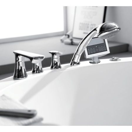 Акриловая ванна Gemy G9230 K 150х150 с гидромассажем