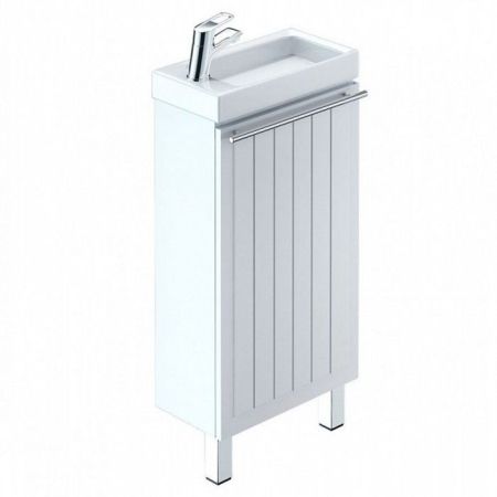 Тумба с раковиной Milardo Amur 40 Белая