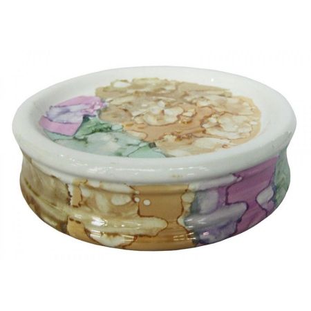 Мыльница настольная Fixsen Fany A278-DC-4 Белый Рисунок