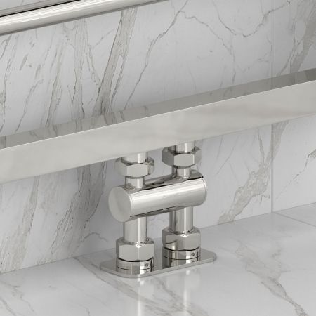 Модуль 2х1/2" прямой EU50 (МУАР Темный Титан (РЕ-64)), артикул 15-1537-1234