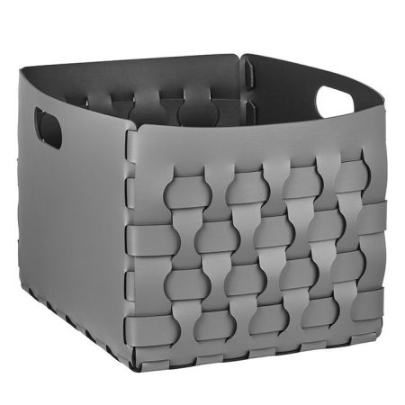 ADJ Корзинка Dubai, 35x40xH30 см., цвет: серый/черный, артикул 2048.03/01