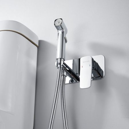 Гигиенический душ со смесителем Shevanik S9905, хром