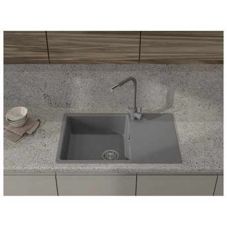 Кухонная мойка GranFest URBAN 678L, темно-серый, артикул 678L темно-серый