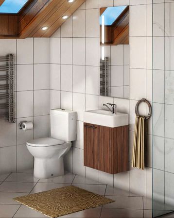 Тумба под раковину Акватон Эклипс 46 1A172701EK560 Эбони темный, артикул 1A172701EK560