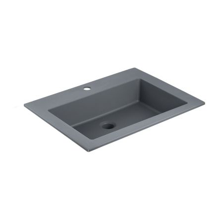 Раковина VCB-13600G из кварца, цвет серый, артикул VCB-13600G