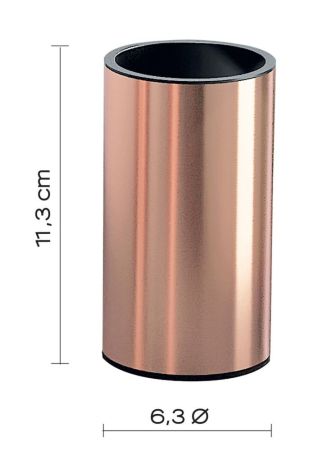 Gedy Elettra, настольный стакан, цвет медь, артикул EE98(15)