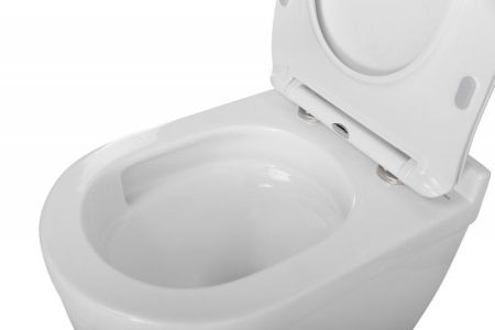 SENSO-TOR Чаша унитаза подвесного безободкового, смыв TORNADO BB017CH-TOR, артикул BB017CH-TOR