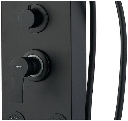 Душевая панель Galaxy Black с гидромассажем, артикул AP40-04