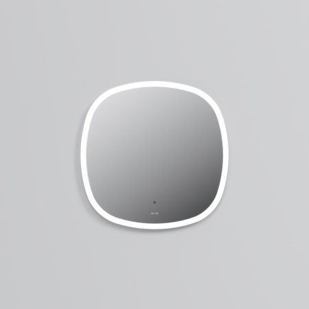 M8FMOX0551WGS Зеркало универсальное с контурной LED-подсветкой, ИК- сенсором, квадрат, 55 см, артикул M8FMOX0551WGS