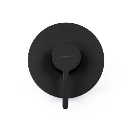 Emmevi Filobrass, однорычажный (со стержнем) встраиваемый смеситель для душа, цвет черный матовый, артикул 85009/NEO