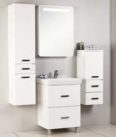 Тумба под раковину АКВАТОН АМЕРИНА Н 56,4 1A169201AM010 (напольная, белый глянец), шт