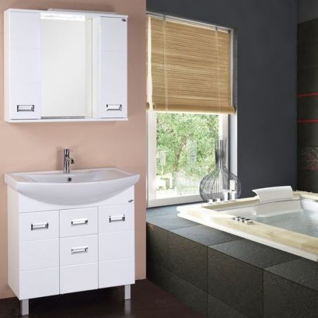 Тумба под раковину Onika Балтика 80 Белая, артикул 108023