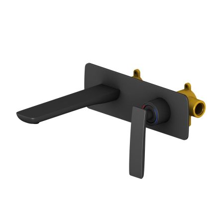 Смеситель для раковины встроенный Timo Helmi 4071/03SM черный, артикул 4071/03SM